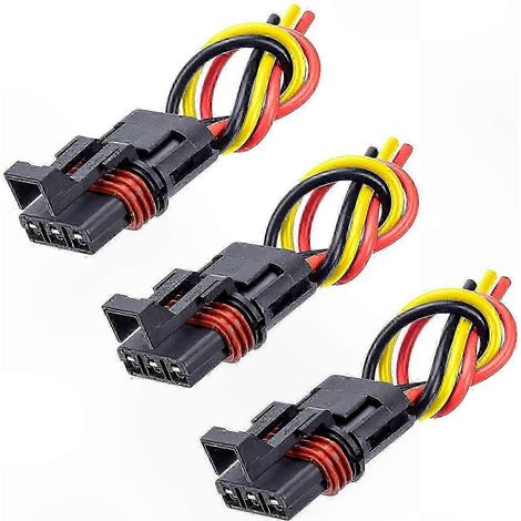 Pulse Power Connector 3 Stück für UTV 2018-2021, Hochleistungs-Adapterstecker, Dreierpack kompatibel mit Geländefahrzeugen. (1/5)