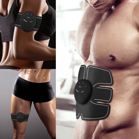 Ensemble de 6 pièces : ceinture de musculation à 6 modes pour un entraînement complet et stimulant, favorisant la combustion des graisses et la remise en forme. (1/5)