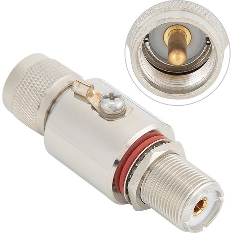 BL-1000 Parafoudre 1-1,2 GHz PL259 femelle vers S0239, 50 ohms, 230 V, 200 W (1/5)