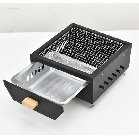 Kompakter Multifunktionsgrill – Holzkohlebrenner im Schubladenstil (1/5)