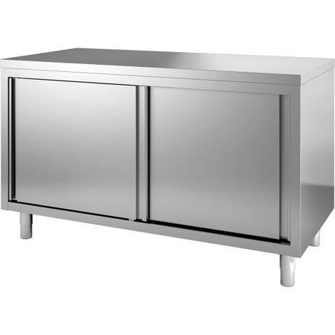 Meuble de Travail Inox - Profondeur 600 - Combisteel (1/2)