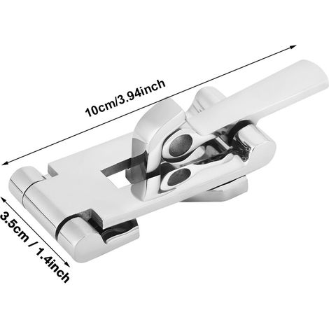 Boucle de trappe marine en acier inoxydable 316, 120 mm (1/5)