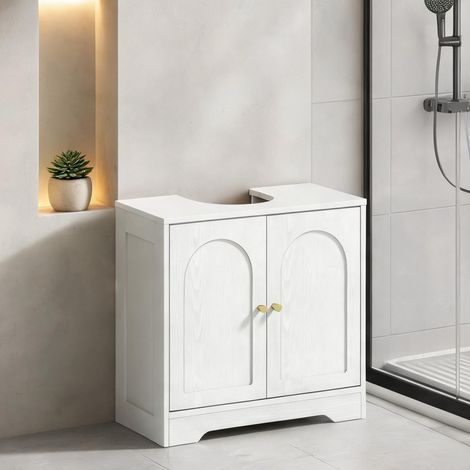 Meuble de salle de bain en melamina de Madeira 60 x 30 x 65 cm (1/5)