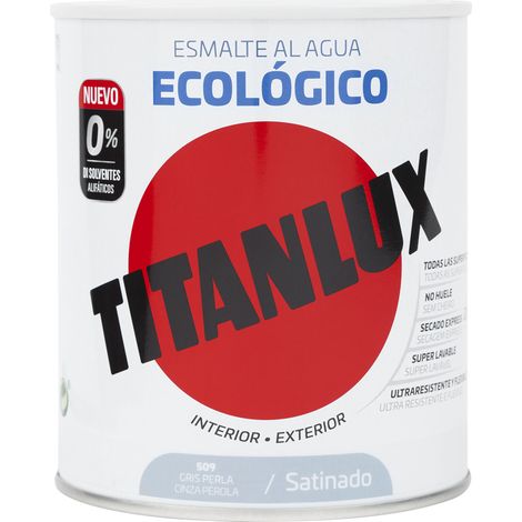 Esmalte Satinado 2,5 Lt Bl Al Agua Ecologico Titanlux