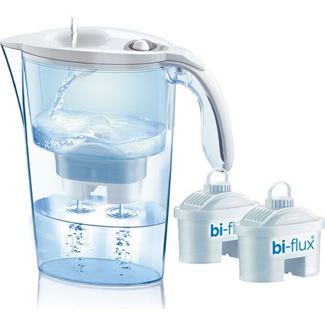 Filterkaraffe Weiß J31-cc 2,3 L + 2 Biflux-Filter
