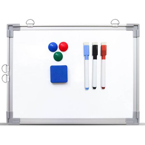 Tableau blanc magnétique, effaçable à sec, 30 cm x 40 cm (L x H) (1/5)