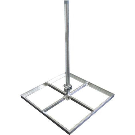 Balkonständer für vier Betonplatten 40x4 feuerverzinkt mit Ø 48 mm Rohr 100cm BS40/4 (1/2)
