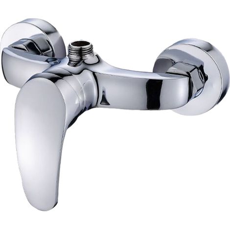 Robinet mitigeur en cuivre, robinet de douche chauffe-eau chaude et froide, interrupteur de douche, robinet encastré de salle de bain (1/5)