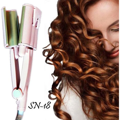 Sonar Sn-18 Fer A Boucler Avec Rotation A 360° Cheveux Ondules (1/3)