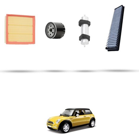 Kit tagliando 4 filtri compatibile con Mini One I 1.4 Diesel 65kw Dal 2005 (1/5)