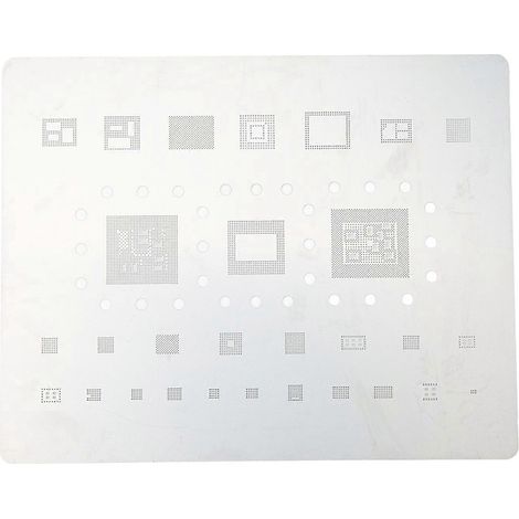 BGA-Reballing-Schablone für präzise Positionierung und schnelles Zinn-Inplanting. CPU-Reballing-Vorlage für S21, S21+ und S21.