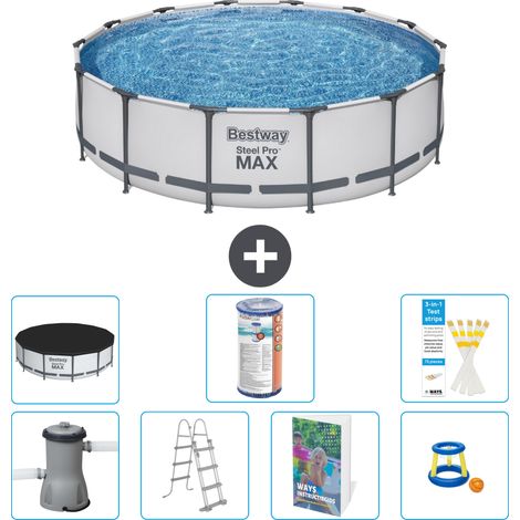 Bestway Bestway Steel Pro MAX Ronde - 427x122 cm - 8-pièces  S541 (1/4)