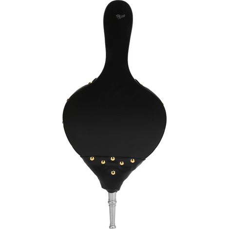 Soufflet de cheminée manuel pour bois, idéal pour le camping, les barbecues et les cheminées d'extérieur. Embout argenté. (1/5)
