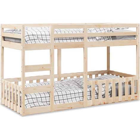 Etagenbett 90x200 cm Massivholz Kiefer (1/5)