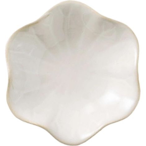 Plateau fourre-tout de table, organisateur en céramique en forme de pétale pour vanité, bureau ou table de nuit, petit pour pièces de bijoux, fourre-tout en forme de pétale pour vanité (1/5)