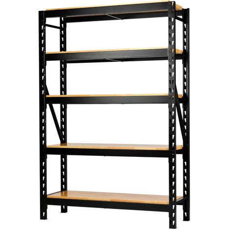 Draper 32491 BUNKER 22 Piece Modular 5 Tier Racking with Hardwood Shelving, 1500mm (1/2)