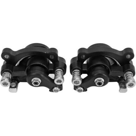 paire d'étriers de frein à disque en alliage d'aluminium, étriers de frein à disque avant et arrière pour MBX10 MBX11 Mini Dirt Bike noir (1/4)