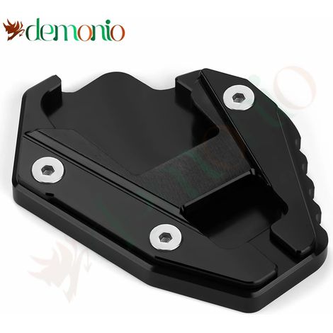 (Noir sans logo) Accessoires moto : béquille latérale, extension de béquille compatible avec Ducati Scrambler 1100, Scrambler 1100 Pro et Scrambler 1100 Sport Maxpower (1/4)