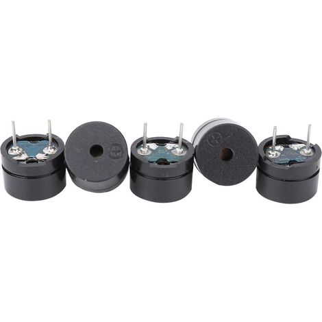 50 Stück passive Summer, elektromagnetischer Typ, 16 Ohm, Wechselstrom, 2 kHz, 3 V, 5 V, 9 V, 12 V (1/5)
