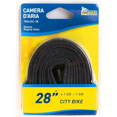 ON BIKE Camera D'Aria City Bike 28" 700x35-42C Valvola Regina Italiana (1/2)