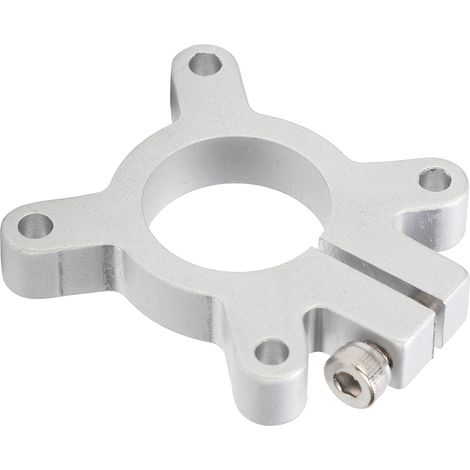 Bride de serrage ronde à montage traversant, base en aluminium, outil de fixation 21mm, référence 3305-0032-0021, étau de maintien circulaire. (1/5)