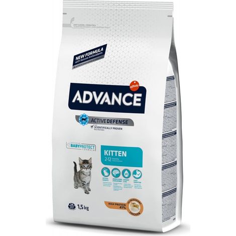 ADVANCE GATO KITTEN POLLO Y ARROZ - 1.5 Kilos