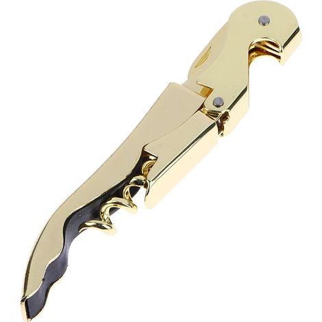 1 Pièce Ouvre-Porte Professionnel en Acier Inoxydable à Double Charnière pour Restaurant et Bar, Ouvre-Bouteilles de Vin et de Bière pour Barmans, 25.4 cm (1/5)