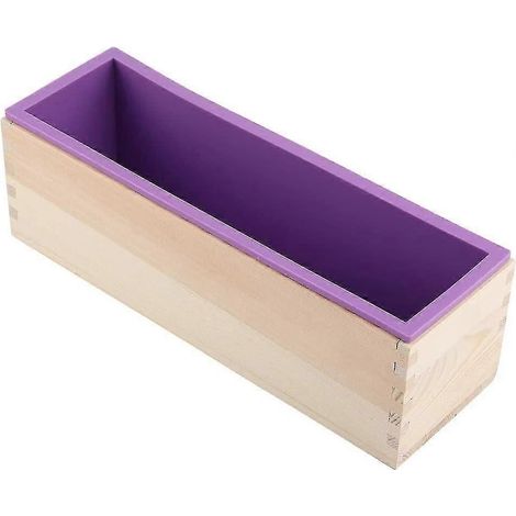 Moule à savon rectangulaire en silicone de 1200 ml, outil DIY pour la pâtisserie (gâteaux, chocolat, etc.). (1/5)
