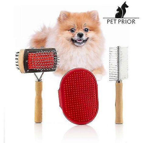 Filiyano-Collection Pet Prior Ensemble de brosses pour chiens (3 pièces) 【PL】 (1/3)