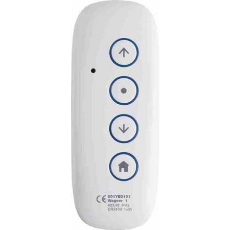 Transmisor Mando a Distancia Radio Control Tx 1 Canal Blanco CAME WAGNER 1 001YE0101