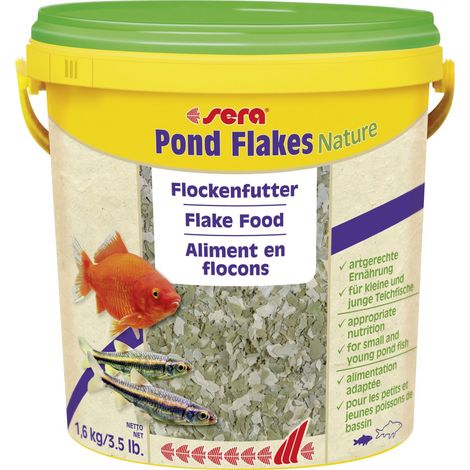 Sera Pond Fischfutter Teich Flakes 10 L Flocken