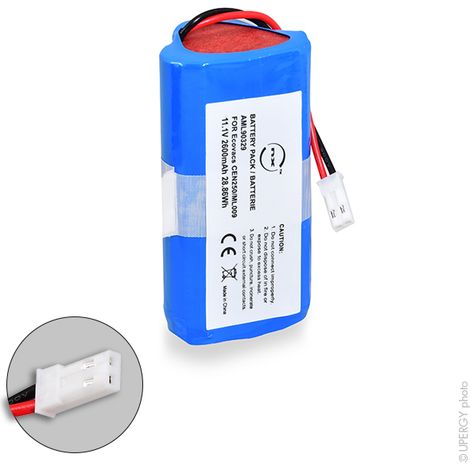 NX - Batterie aspirateur compatible Ecovacs 11.1V 2600mAh - CEN250/ML009ICR1865