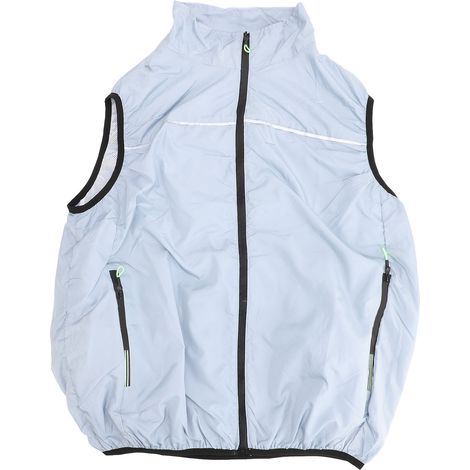 Gilet de travail climatisé avec ventilateur USB, veste rafraîchissante été, protection chantier, 3 vitesses réglables, mixte, taille 2XL (1/5)