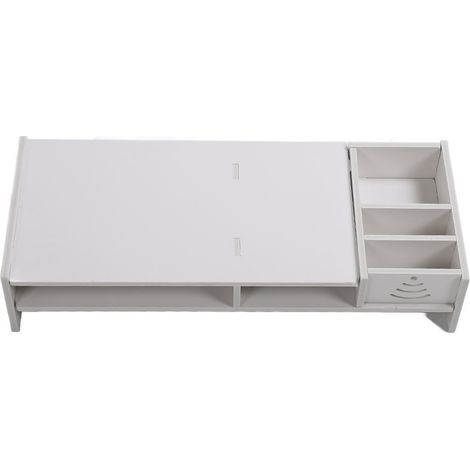 Computer Monitor Riser Laptop PC Stand Home Office Desktop Tisch Lagerung Organizer Regal