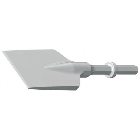 FP – Burin bêche 400 x 125 mm – 6 côtés pour marteaux pneumatiques – Pour béton armé – Coupe nette sans éclat