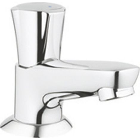 GROHE Válvula de escuadra Costa 204041 DN15 Marcación azul Caño fundido cromo, 20404001