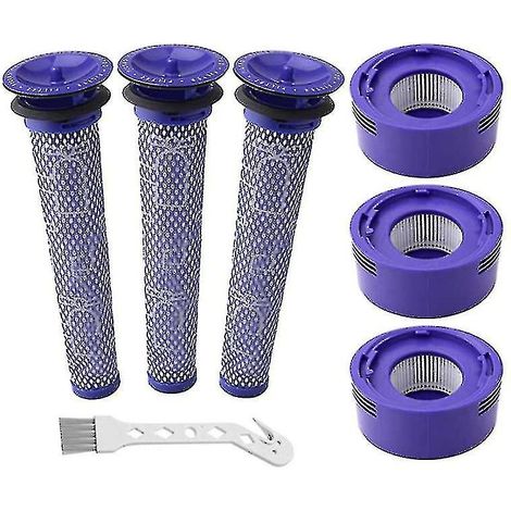 Kit de remplacement de filtre à vide, paquet de 6, pour Dyson V7 V8 Animal (1/2)