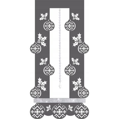 Pannello decorativo natalizio R16, pieghevole da parete, per palline di Natale e lampada a sospensione, 60x120