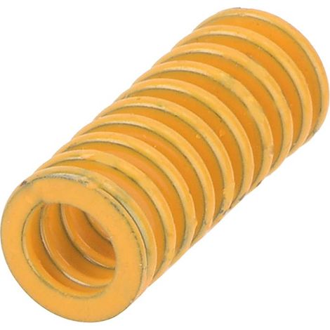 2 pièces ressorts de compression longue spirale estampage charge légère compression ressort jaune avec acier de haute précision pour l'estampage des matrices en métal(2) (1/5)