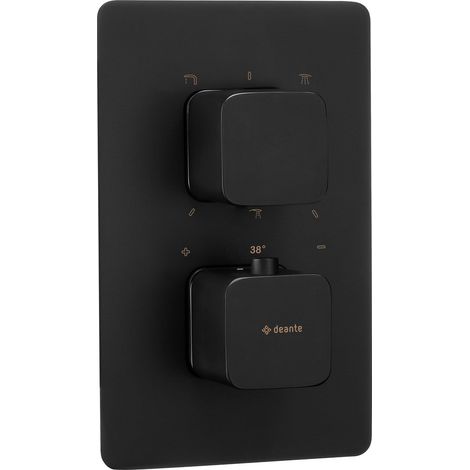 Elemento esterno per la scatola termostatica nero BXY nect