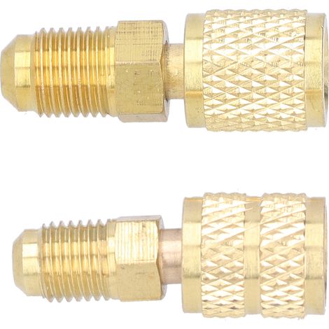 R410 auf R22 Adapter 1/4SAE Klimaanlagen-Hochspannungsschnittstelle Umrüstkopf (1/5)