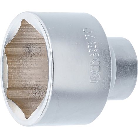 BGS Steckschlüssel-Einsatz Sechskant Antrieb Innenvierkant 25 mm (1") SW 70 mm - 3770