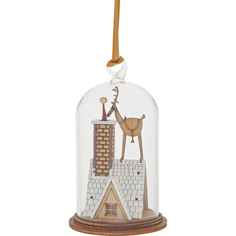 Cloche en Verre Decorative - REVEILLON DE Noel, 8.5 cm (1/3)