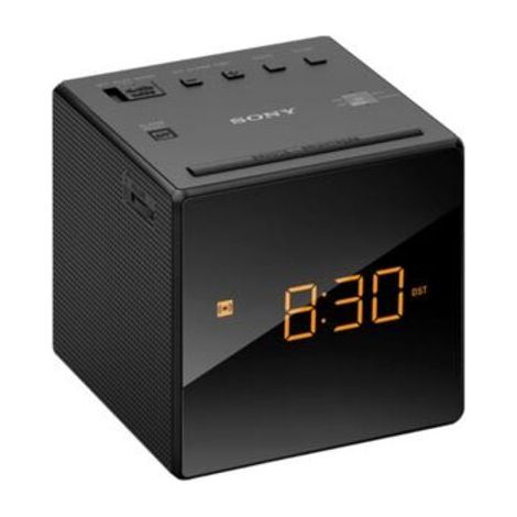 Radiodespertador 1 alarma negro