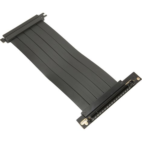 Câble Rallonge GPU PCIE 4.0 X16 Haute Vitesse Flexible 90 Degrés Angle Droit 20cm (1/5)