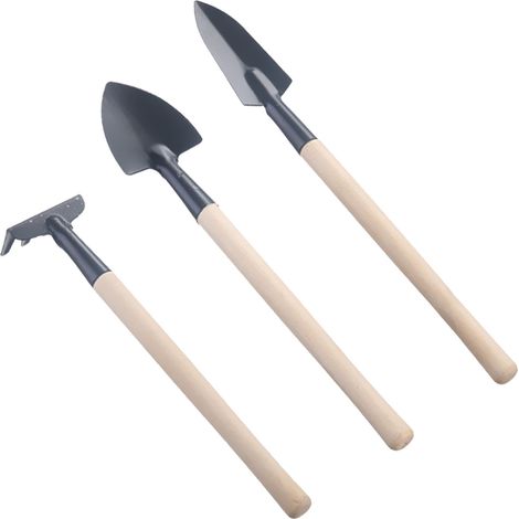 Set di 3 palette per piante grasse con manico sottile - set di attrezzi