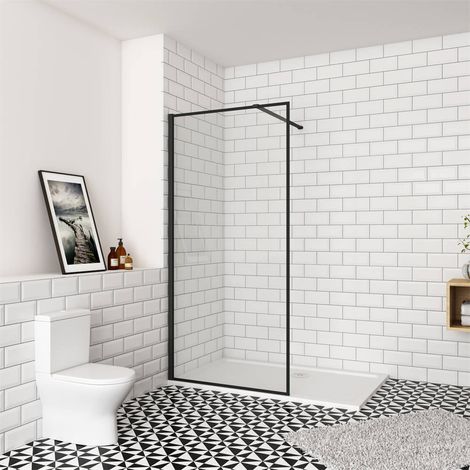 90x200cm NEU Ducshtrennwand Duschwand Glaswand Walk in Dusche 8mm Nano Glas ESG (1/5)