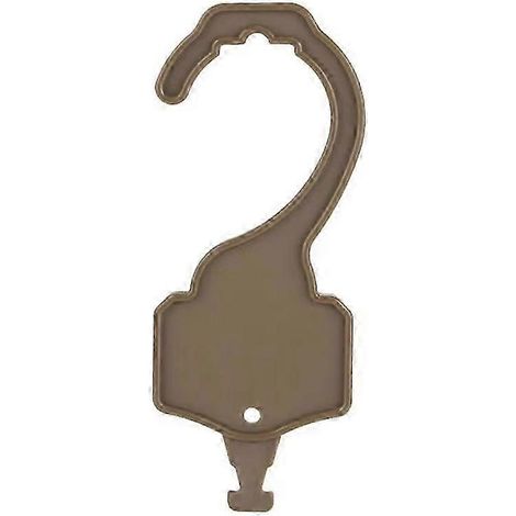 Crochets de penderie pour ceintures, crochets de rangement pour penderie, crochets pour ceintures et accessoires de vêtements, porte-ceintures multifonctionnel compatible avec les penderies, marron. (1/5)