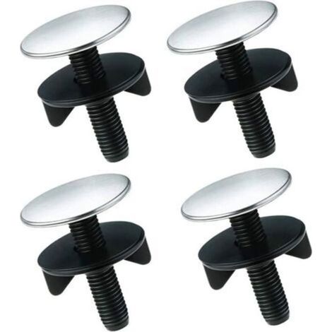 4 Pièces Robinet Trou Couvercle, Robinet Couvercle Trou Cuisine, Bouchon Trou Robinet D'évier, Acier Inoxydable Robinet Trou Co (1/5)