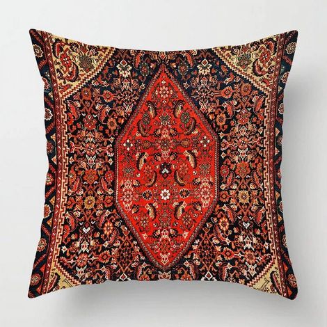 Taie D'oreiller Coton Linen - Motif Double Face - Pour Canapé Chaise Lit Voiture Intérieur Extérieur - 40x40 cm (1/5)